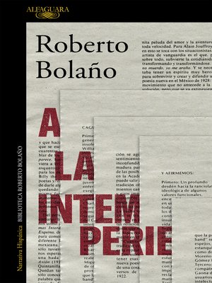 cover image of A la intemperie